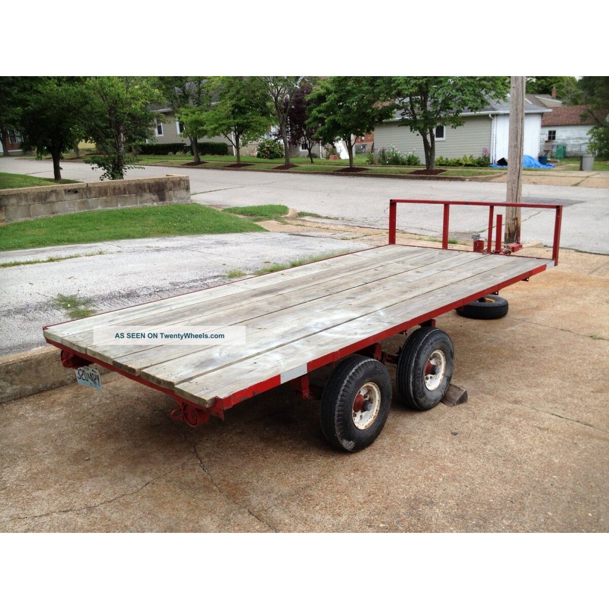 Flat 20′ Utility Trailer